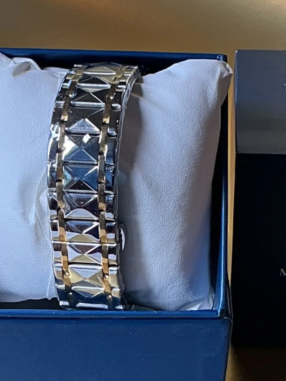 Invicta Men's Silver Stainless Steel Watch with Blue Dial-MPW0345